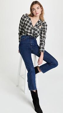 ✨Jonathan Simkhai Rory Poplin Draped Sz Small Shirt✨